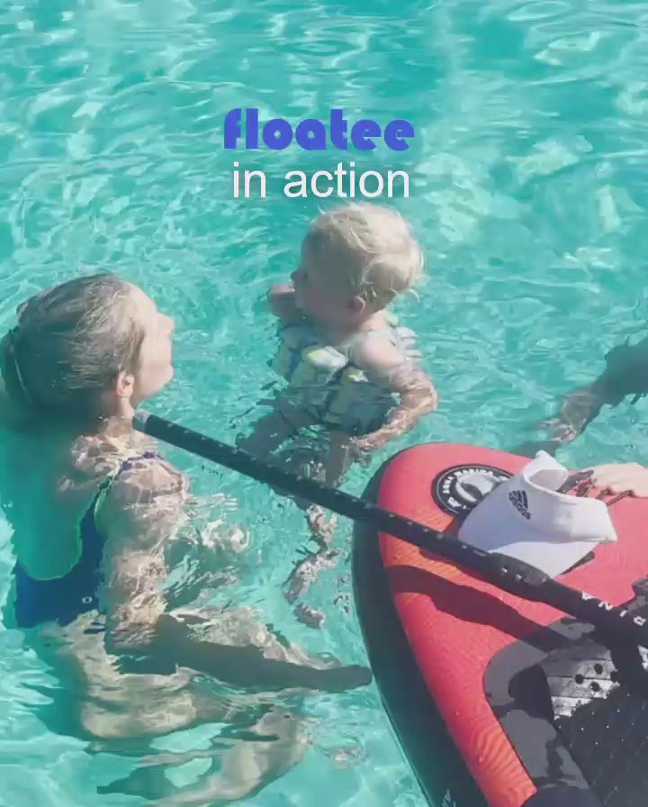 Floatee floating swimsuits in action 